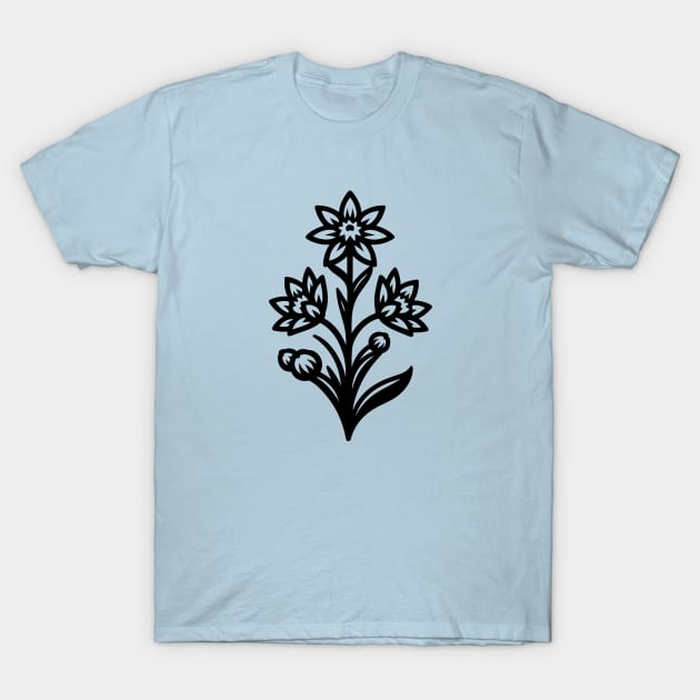 Edelweiss T-Shirt by KayBee Gift Shop